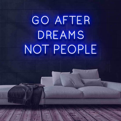 Dreams Not People Led Neon Sign - Shineneon