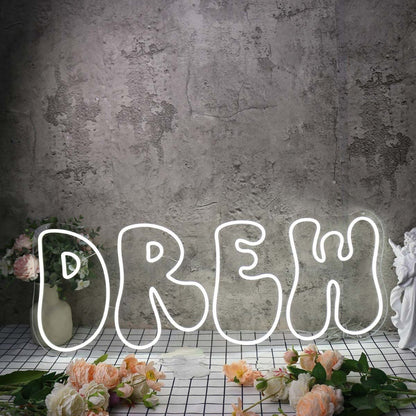 Drew White Custom Led Neon Sign - Shineneon