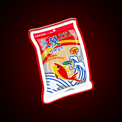 Dried Fish Fillet Snack Icon Snack Food Led Neon Sign Rgb Color - Shineneon