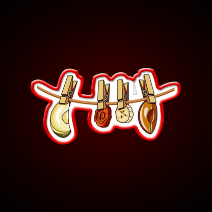Dried Fruits Snack Food Led Neon Sign Rgb Color - Shineneon