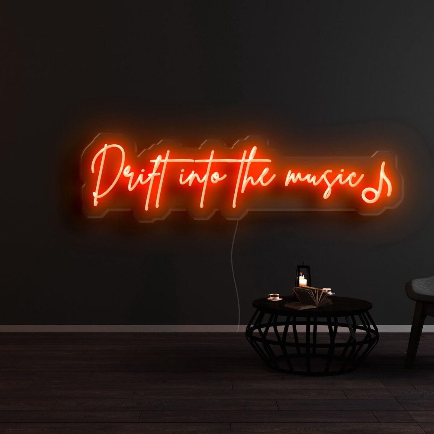 Drift Into The Music Led Neon Sign For Music Lovers | Shineneon