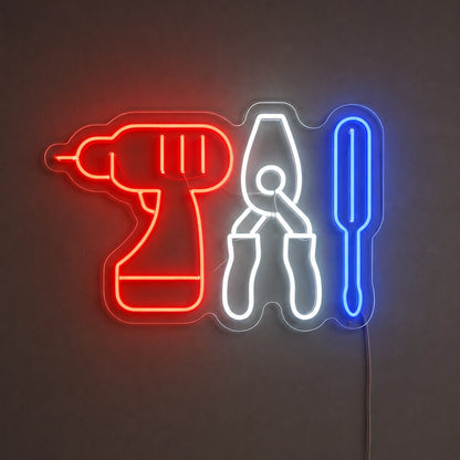 Drill And Tools Neon Sign LED Neon Sign main product image