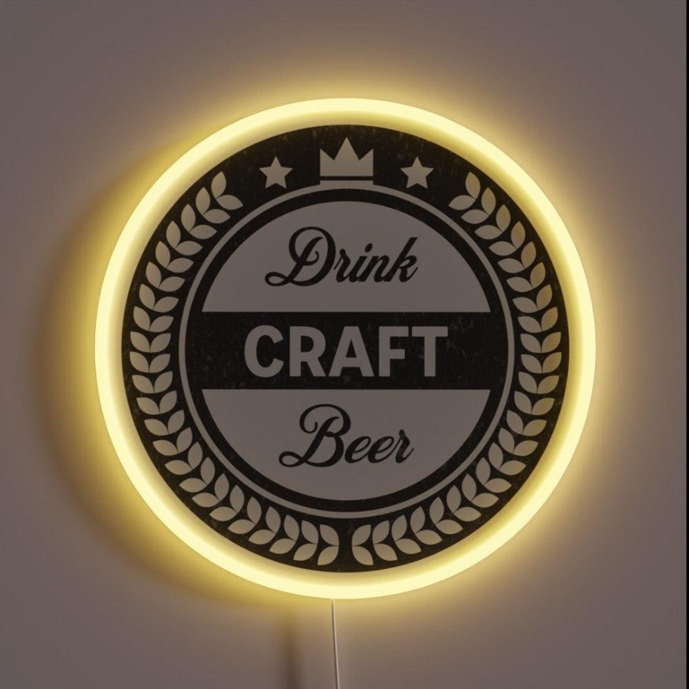 Drink Craft Beer Rgb Led Neon Sign - Shineneon