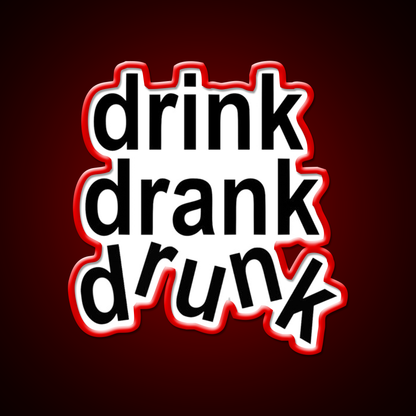 Drink Drank Drunk Beer Bar Decor Led Neon Sign Rgb Color - LED neon sign view 10