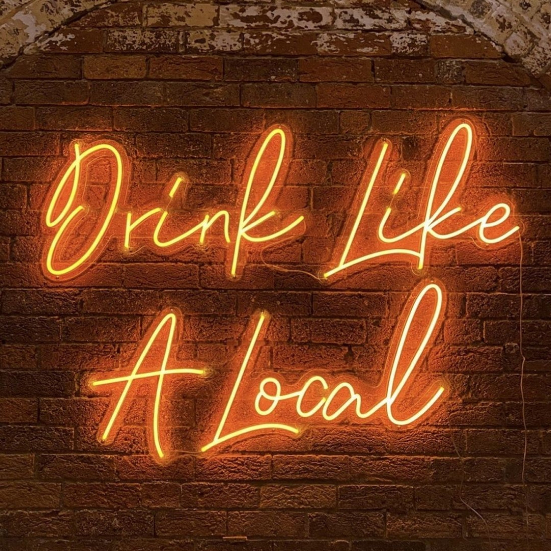 Drink Like A Local Led Sign Business Neon Sign