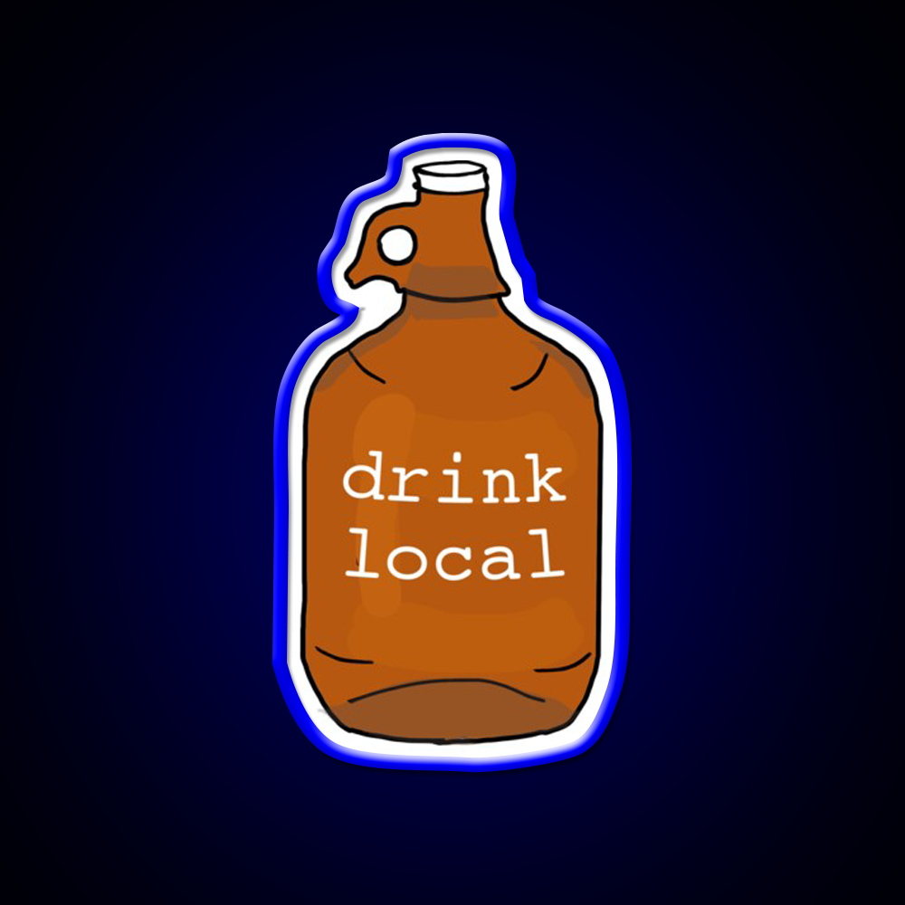Drink Local Beer Bar Decor Led Neon Sign Rgb Color - LED neon sign view 5