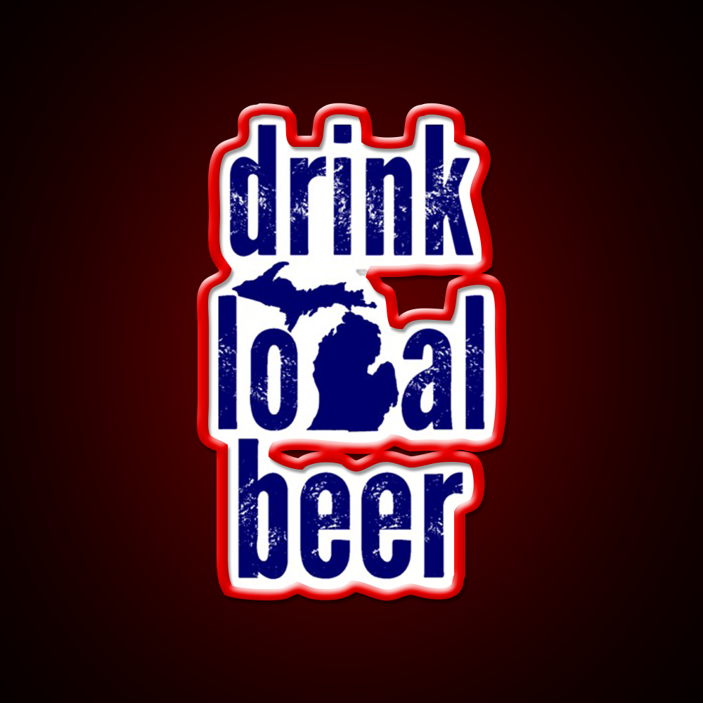 Drink Local Beer Bar Decor Led Neon Sign Business Wall Art Rgb Color - LED neon sign view 10