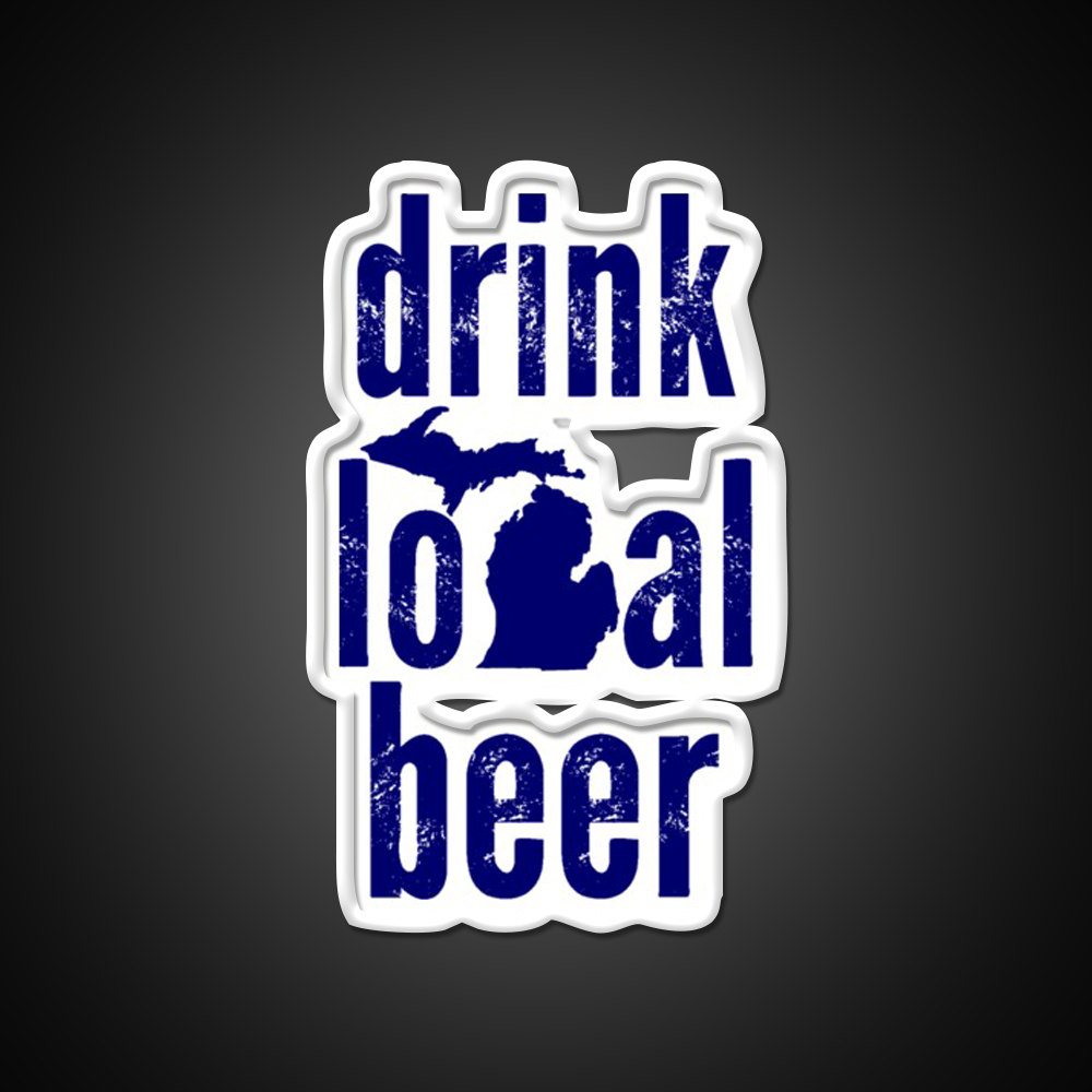 Drink Local Beer Bar Decor Led Neon Sign Business Wall Art Rgb Color - LED neon sign view 11