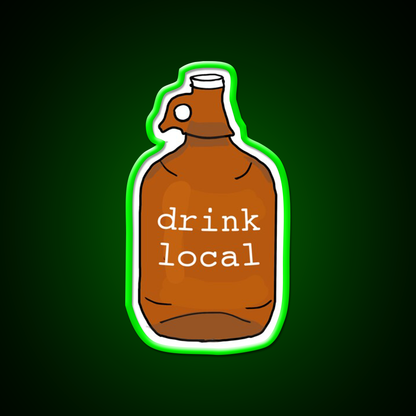 Drink Local Beer Bar Decor Led Neon Sign Rgb Color - LED neon sign view 8
