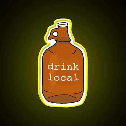 Drink Local Beer Bar Decor Led Neon Sign Rgb Color - LED neon sign view 7