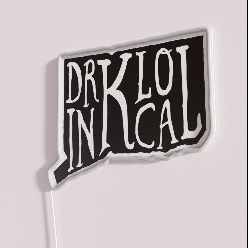 Drink Local Connecticut State Outline Craft Beer Rgb Led Neon Sign - Shineneon