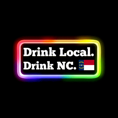 Drink Local Drink Nc Flag Beer Bar Decor Led Neon Sign Rgb Color - LED neon sign close-up detail