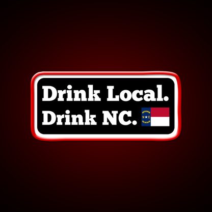 Drink Local Drink Nc Flag Beer Bar Decor Led Neon Sign Rgb Color - LED neon sign view 10