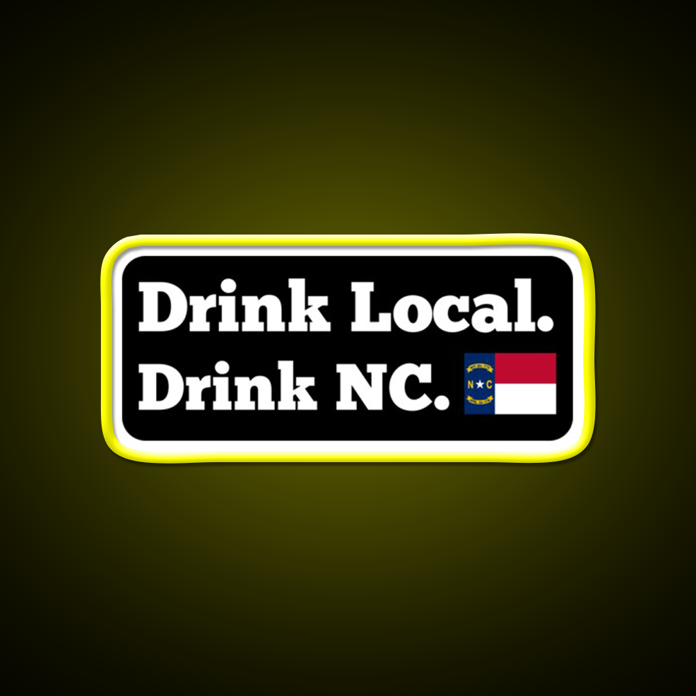 Drink Local Drink Nc Flag Beer Bar Decor Led Neon Sign Rgb Color - LED neon sign view 7