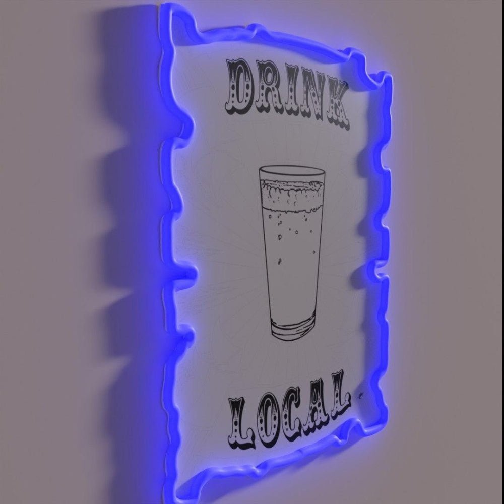 Drink Local Rgb Led Neon Sign - Shineneon