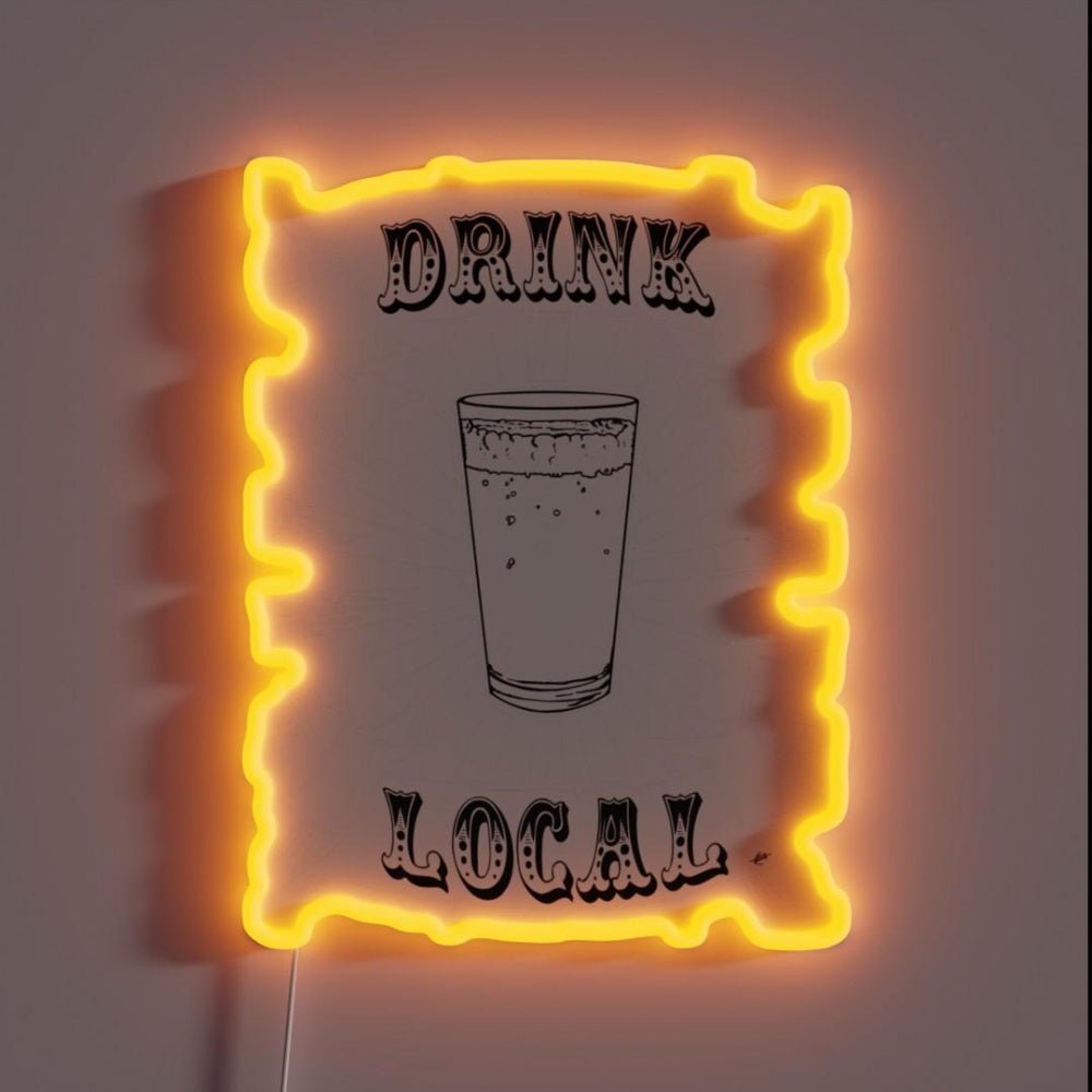 Drink Local Rgb Led Neon Sign - Shineneon