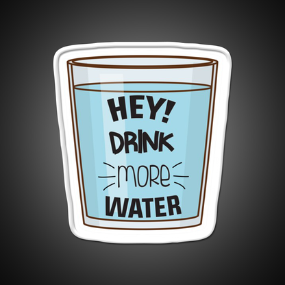 Drink More Water Water Gym Fitness Led Neon Sign Rgb Color