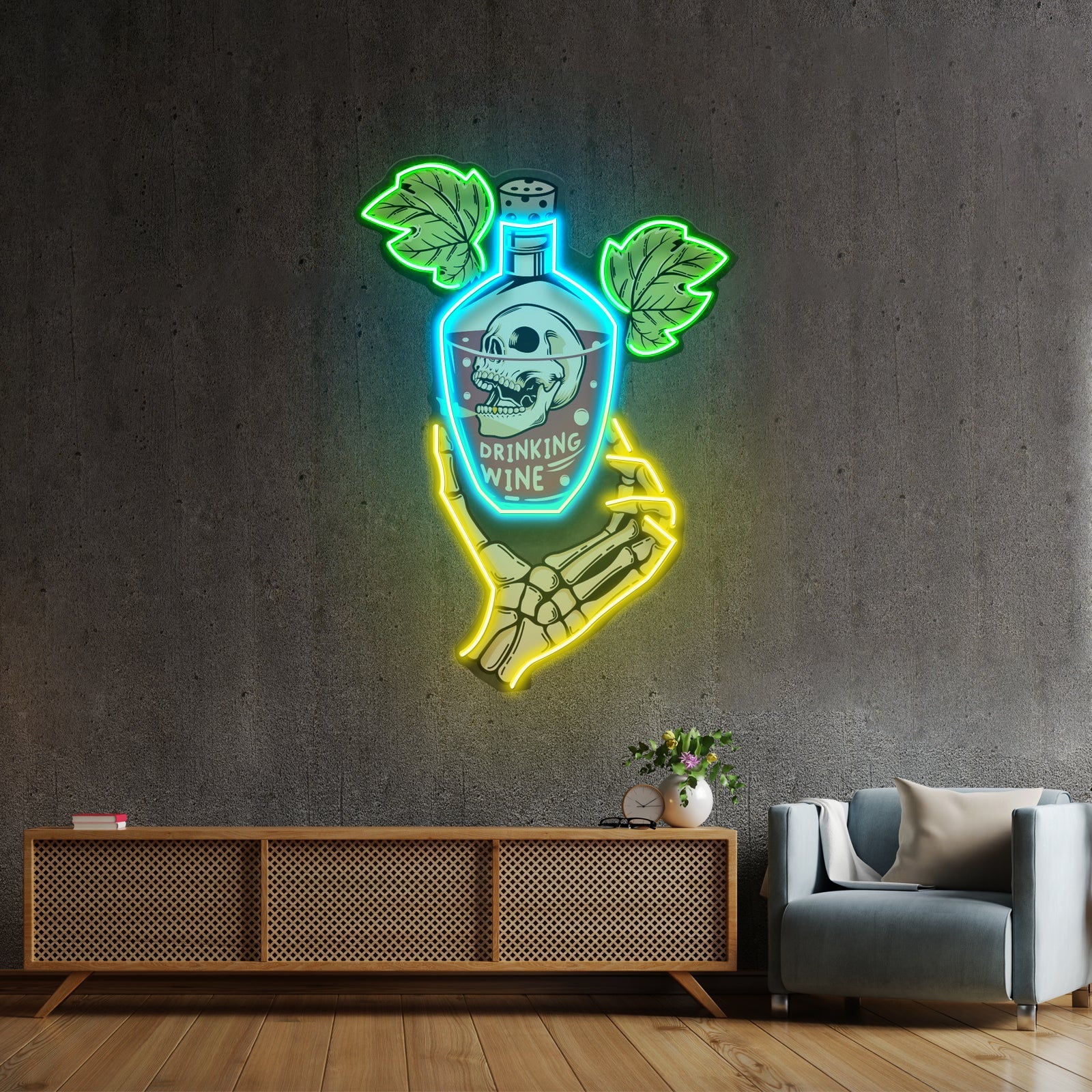 Drink To Death Led Neon Sign Light Custom Led Signs - Shineneon