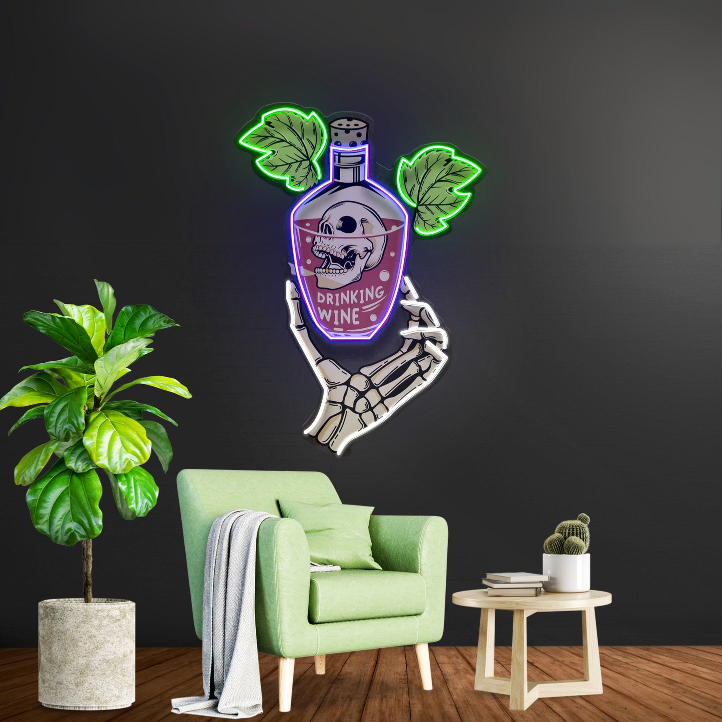 Drink To Death Led Neon Sign Light Custom Led Signs