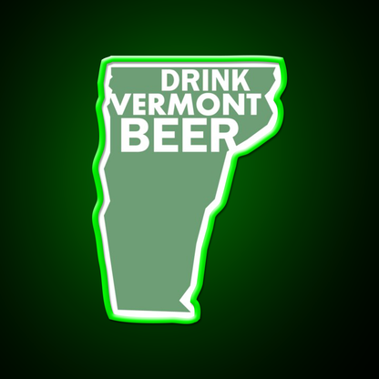Drink Vermont Beer Bar Decor Led Neon Sign Rgb Color - LED neon sign view 8
