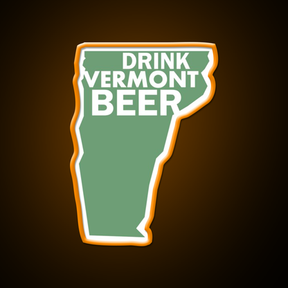 Drink Vermont Beer Bar Decor Led Neon Sign Rgb Color - LED neon sign view 6