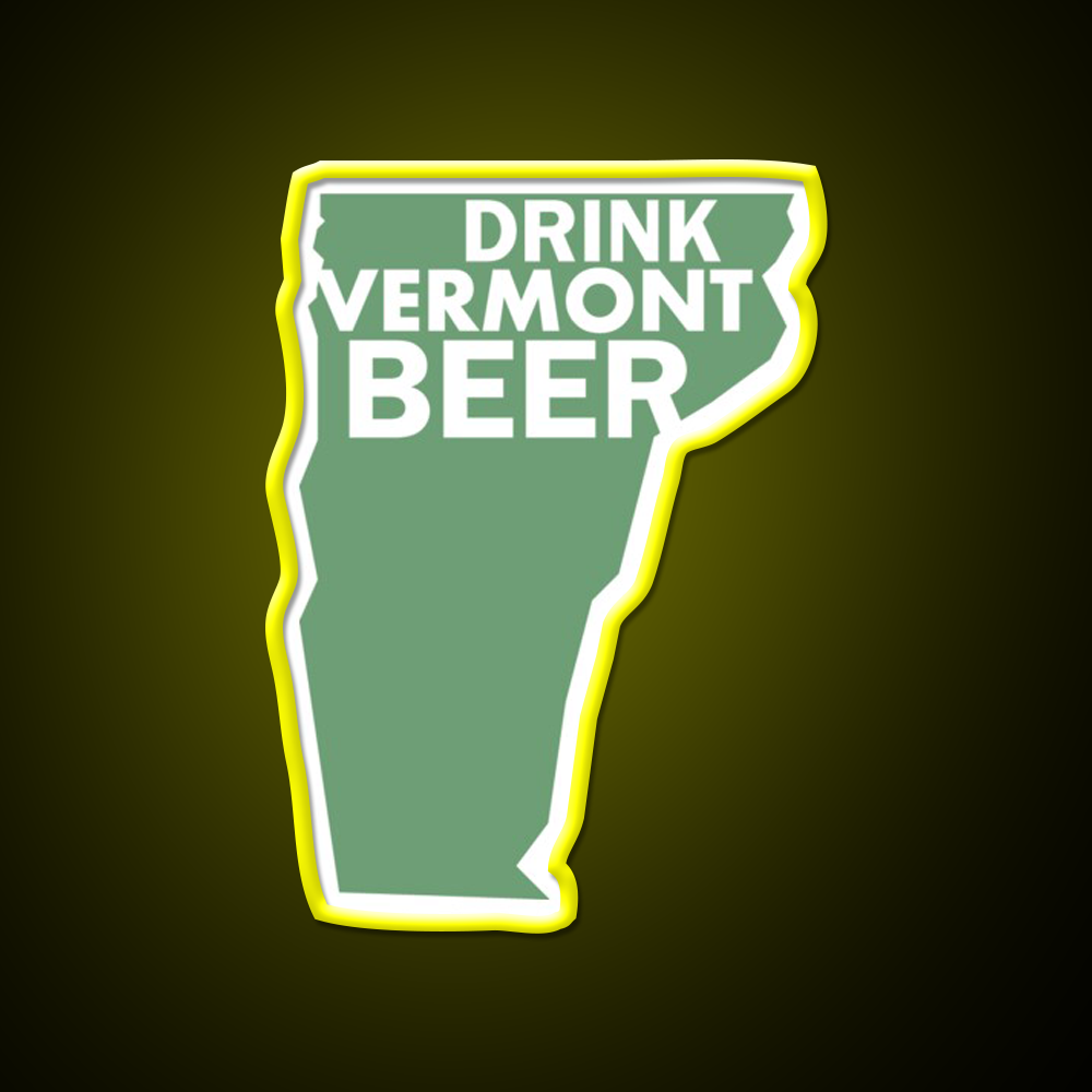 Drink Vermont Beer Bar Decor Led Neon Sign Rgb Color - LED neon sign view 7