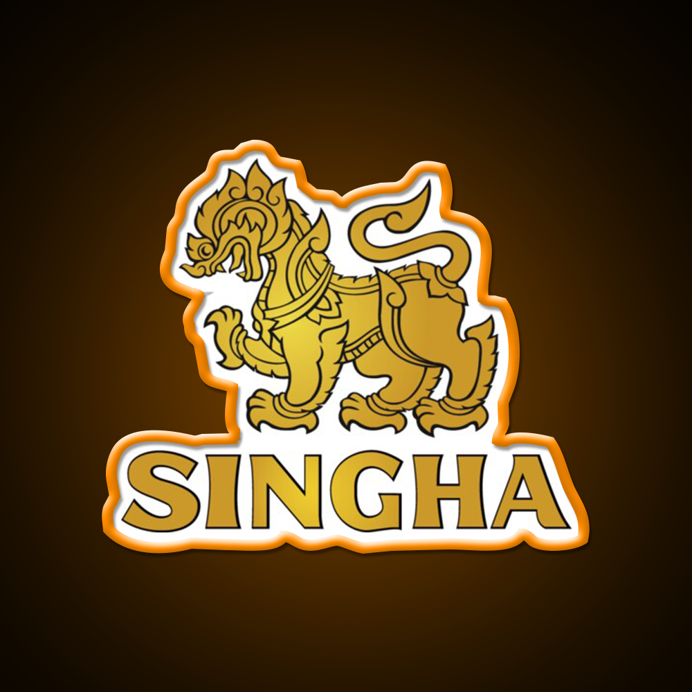 Drink Water Save The Beer And Dont Forget Singha Bar Decor Led Neon Sign Rgb Color - LED neon sign view 6