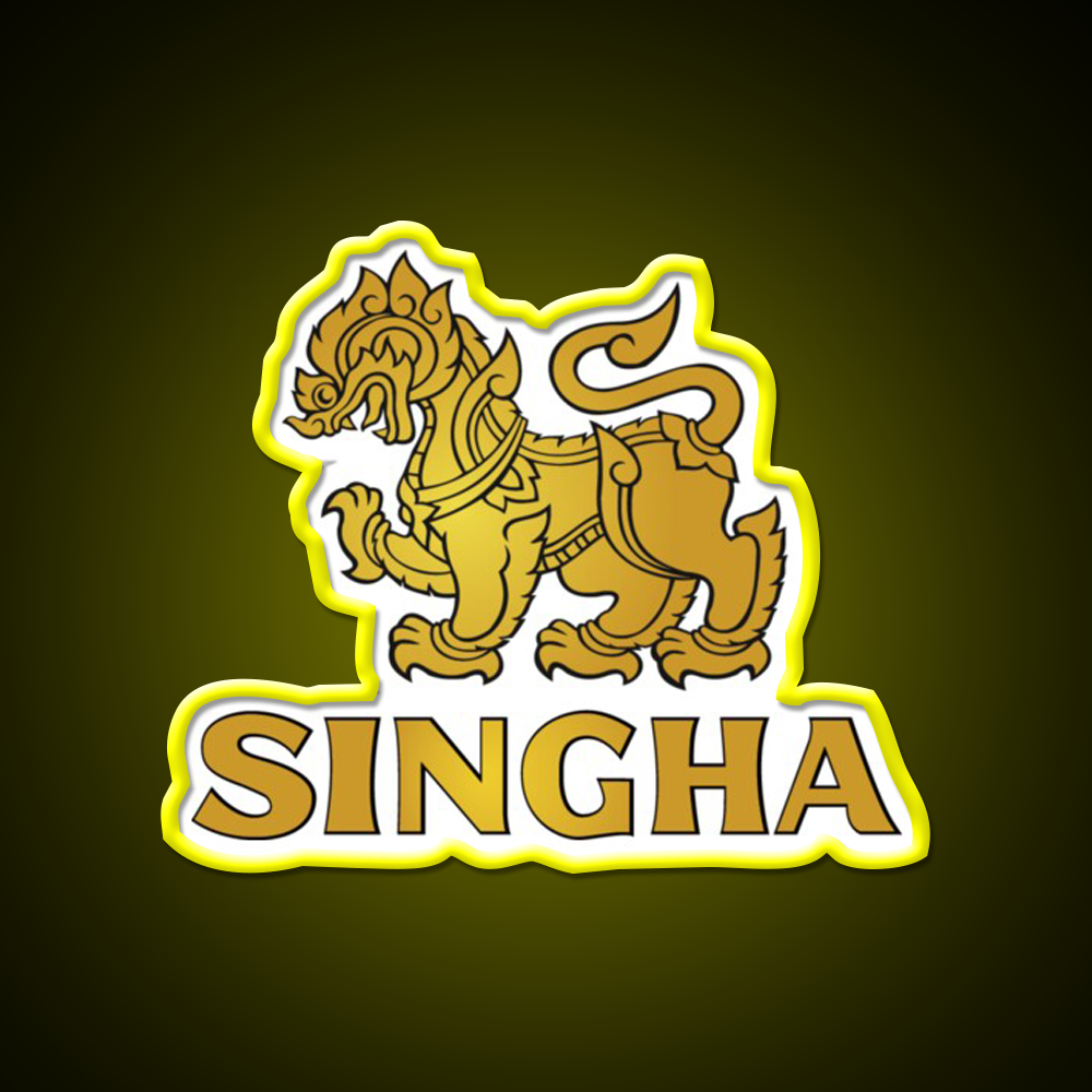 Drink Water Save The Beer And Dont Forget Singha Bar Decor Led Neon Sign Rgb Color - LED neon sign view 7