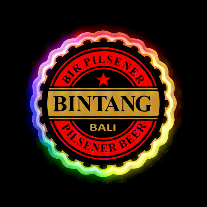 Drink Water Save The Beer Bar Decor Led Neon Sign Rgb Color - LED neon sign close-up detail