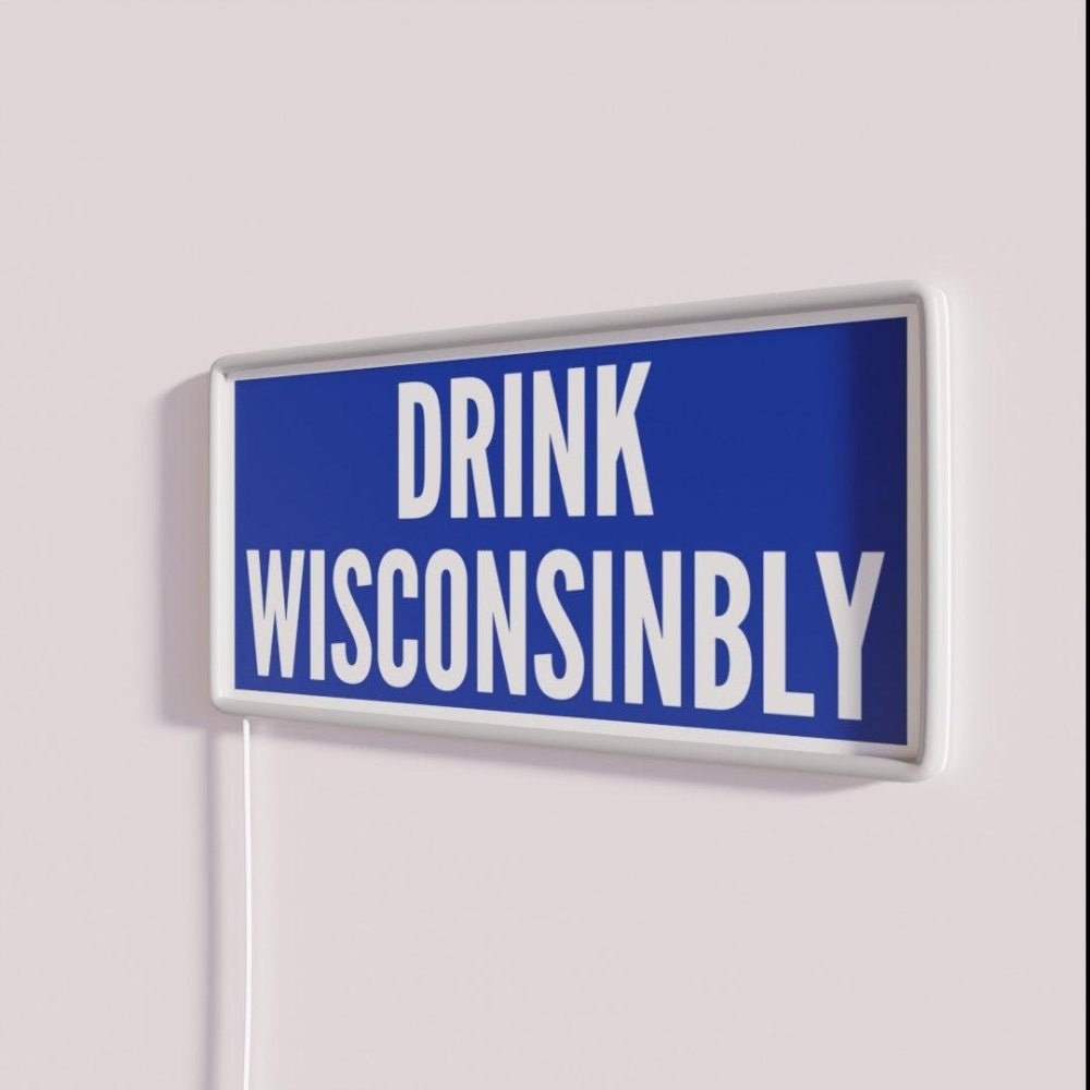 Drink Wisconsinbly Rgb Led Neon Sign - Shineneon