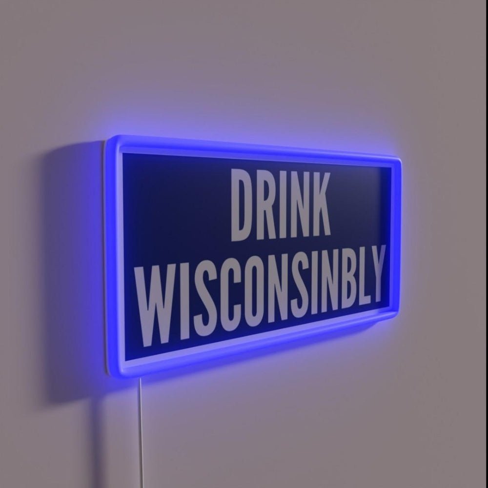 Drink Wisconsinbly Rgb Led Neon Sign - Shineneon