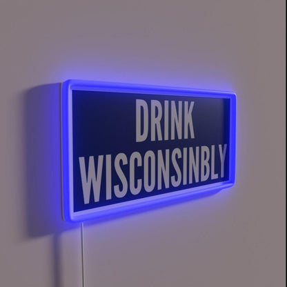 Drink Wisconsinbly Rgb Led Neon Sign - Shineneon