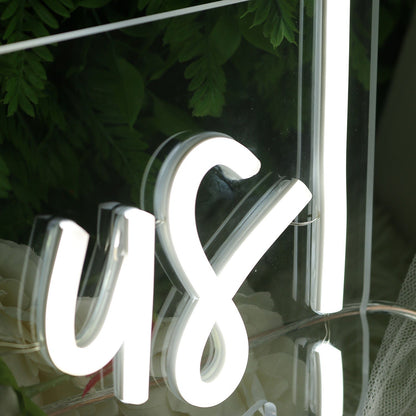 Drink With Us White Led Neon Sign - Shineneon