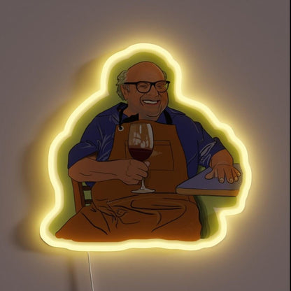 Drinking Danny Devito Rgb Led Neon Sign - Shineneon