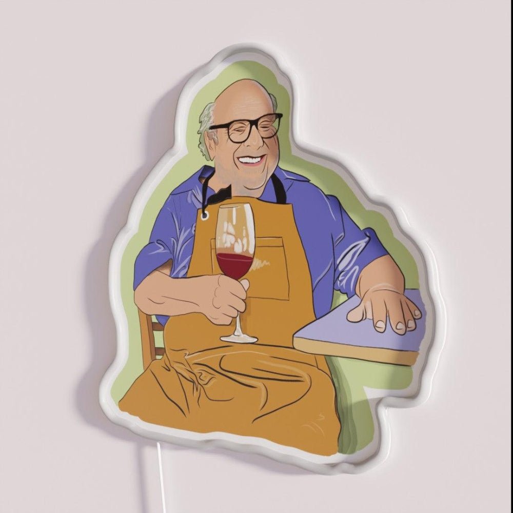 Drinking Danny Devito Rgb Led Neon Sign - Shineneon