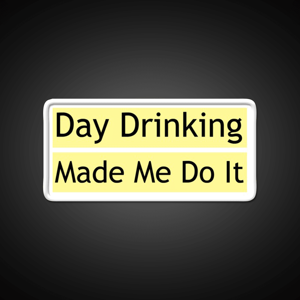 Drinking Made Me Do It Whiskey Lover Whiskey Drink Bar Led Neon Sign Rgb Color - Shineneon