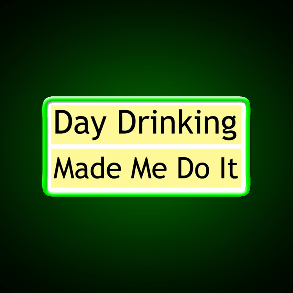 Drinking Made Me Do It Whiskey Lover Whiskey Drink Bar Led Neon Sign Rgb Color - Shineneon