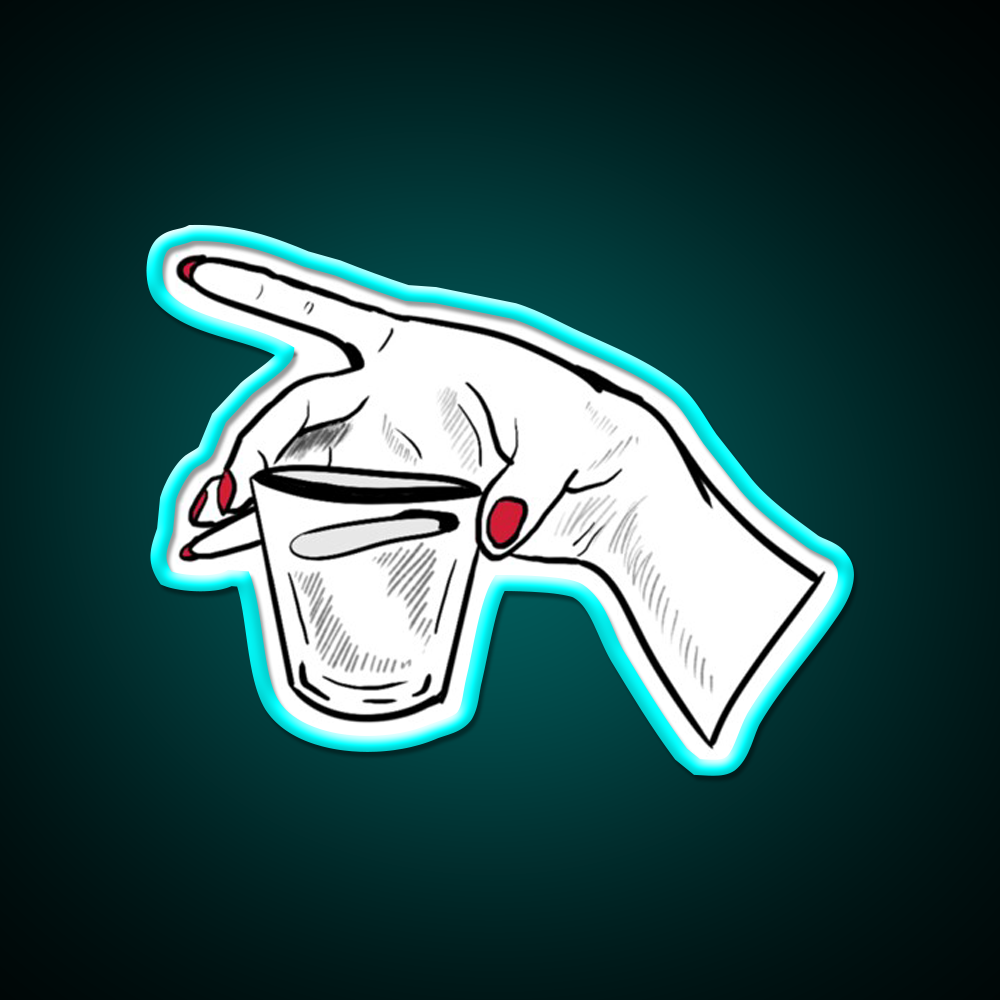 Drinking Shooters Man Cave Bar Led Neon Sign Rgb Color