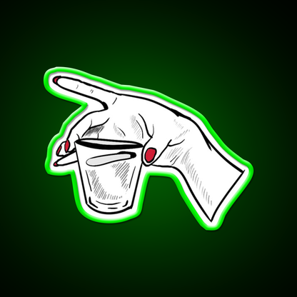 Drinking Shooters Man Cave Bar Led Neon Sign Rgb Color