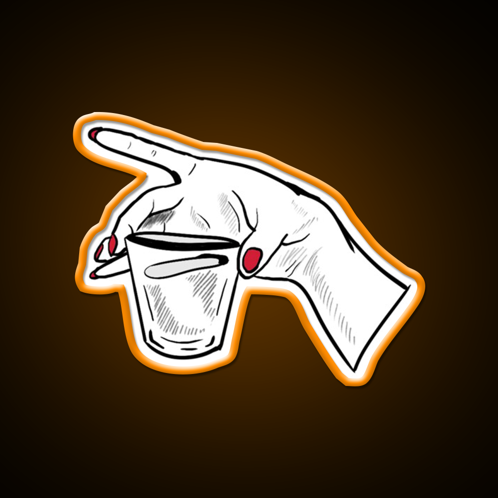 Drinking Shooters Man Cave Bar Led Neon Sign Rgb Color