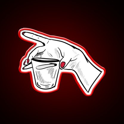 Drinking Shooters Man Cave Bar Led Neon Sign Rgb Color