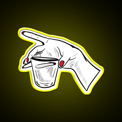 Drinking Shooters Man Cave Bar Led Neon Sign Rgb Color