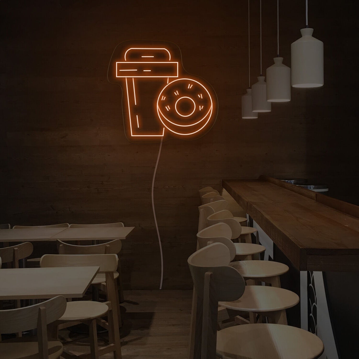 Drinks And Dounts Led Neon Sign | Shineneon