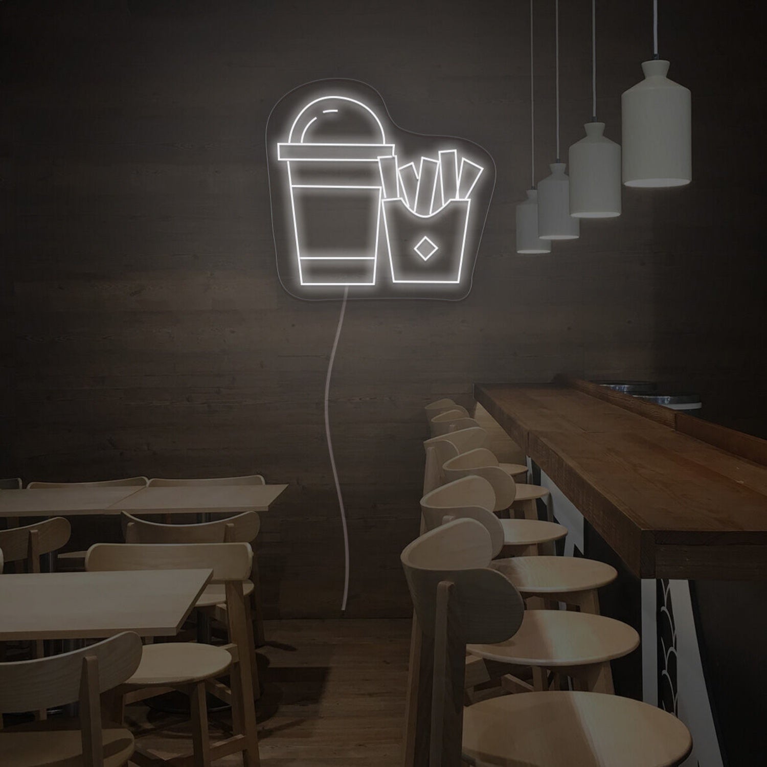 Drinks And Frenchfried Led Neon Sign | Shineneon
