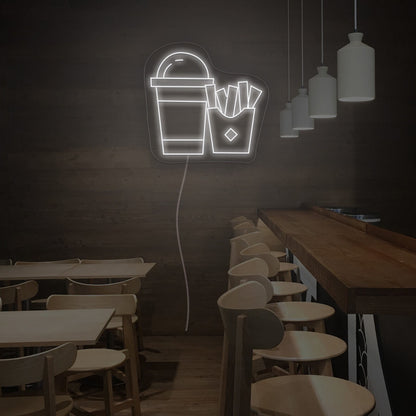 Drinks And Frenchfried Led Neon Sign | Shineneon