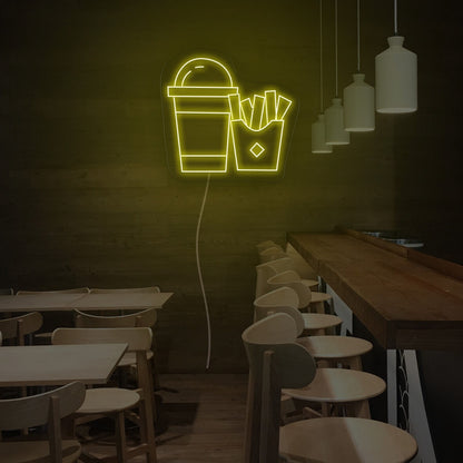 Drinks And Frenchfried Led Neon Sign | Shineneon