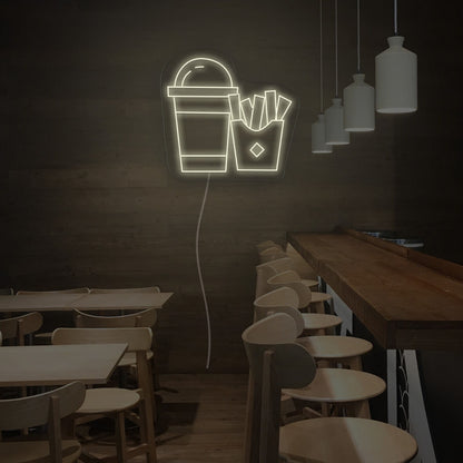 Drinks And Frenchfried Led Neon Sign | Shineneon