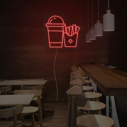Drinks And Frenchfried Led Neon Sign | Shineneon