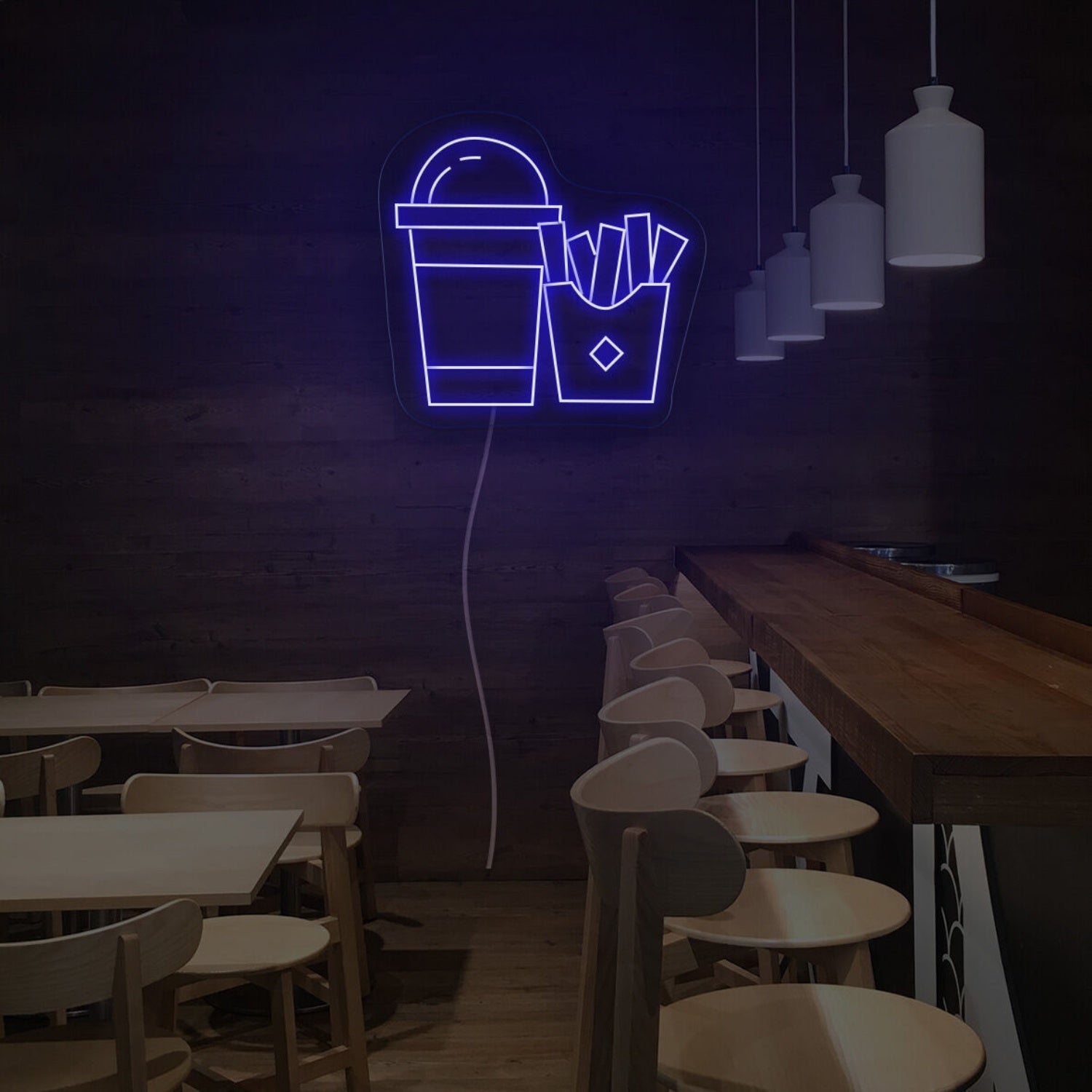 Drinks And Frenchfried Led Neon Sign | Shineneon