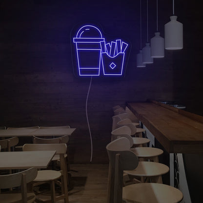 Drinks And Frenchfried Led Neon Sign | Shineneon